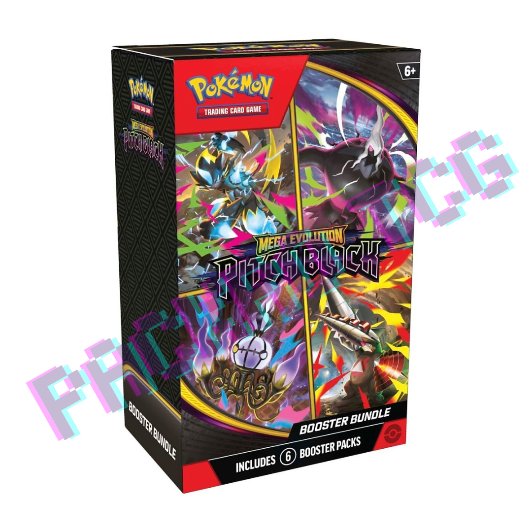 《Mega Evolution: Pitch Black》補充包束裝 (6包入) (英文版)