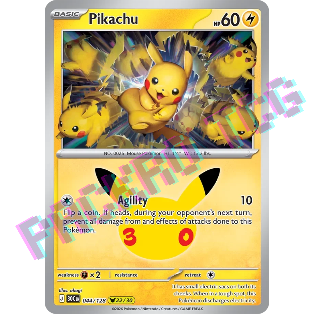English Pikachu 30th Celebration 044/128 (22/30)