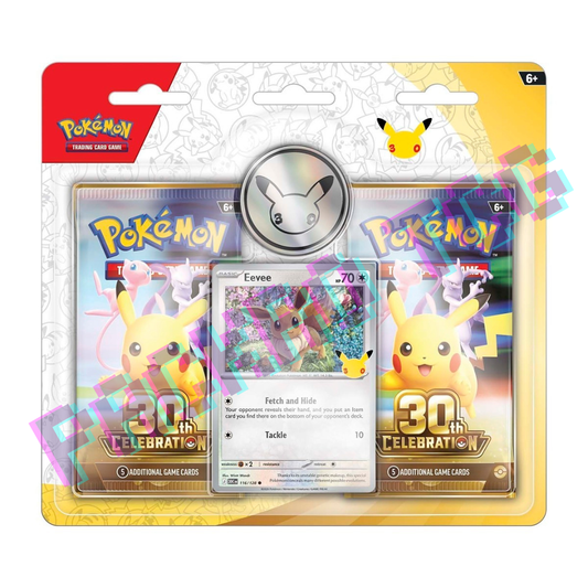 30th Celebration Eevee Promo Blister Pack (English)